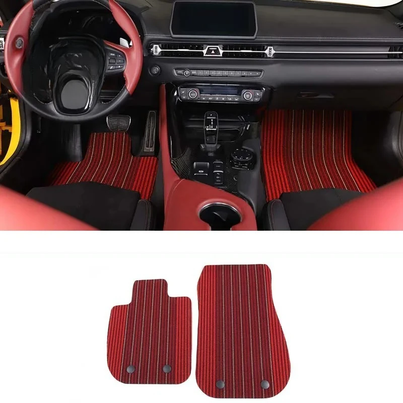 

Для Toyota GR Supra A90 2019-2022 автомобильные коврики панели подножки ковры чехол накидка коврики подушечки для ног наклейки автоаксессуары