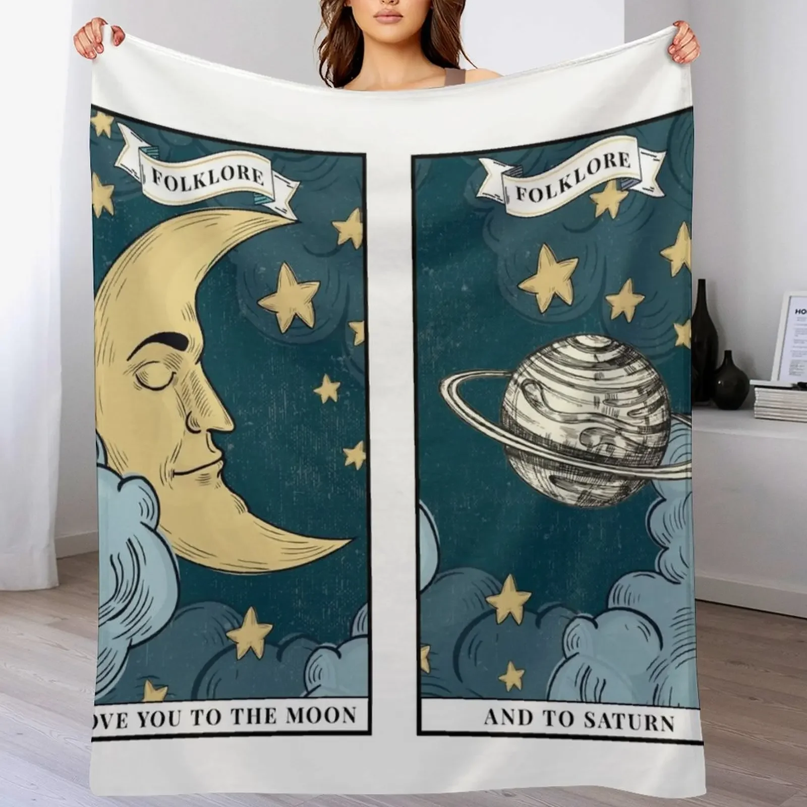 

love you to the moon and back Throw Blanket Thin Soft Plush Plaid Hairys Decorative Sofa Blankets