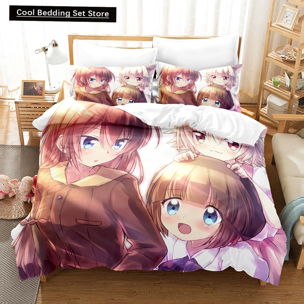 

Death March to the Parallel World Rhapsody Bedding Set Single Twin Full Queen King Size Bed Set Adult Bedroom Duvet cover Sets