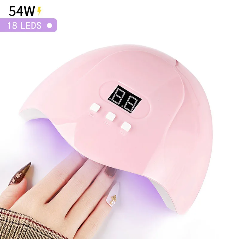 Symb-Grabbing-Sèche-Ongles à Usage Domestique, Lampe à LED UV pour vaccage et Durcissement, 18 Perles