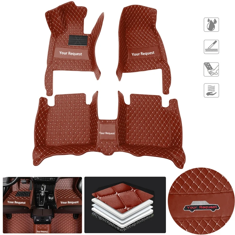 

Factory Direct 5d PVC Eva Leather Carpet Floor Mat Car Mats 4 Pieces for All Models 911 Panamera Cayman Cayenne