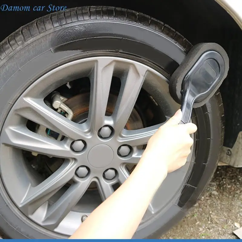 A2UC Car Microfiber Applicators Sponges Hand Wax Polishing Pad Tire Sponge Applicator