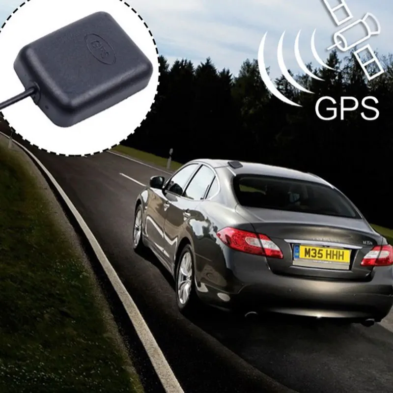 

GPS Antenna FAKRA RNS-E Male Plug Active Aerial Cable for Navigation Head Unit