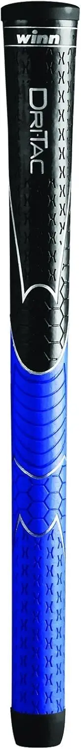 Midsize Black/Blue 9 Piece Golf Grip Bundle