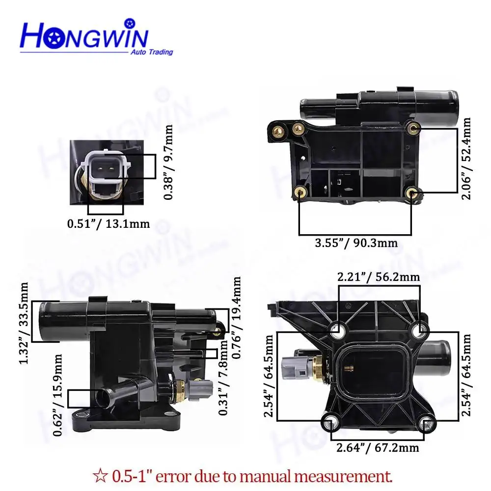 Engine Coolant Thermostat Housing Sensor For Frod Focus Fiesta Mk1 2 Mk3 Volvo 1450955 1484876 6G9G8K556AA 1360282 6G9G-8K556-AA
