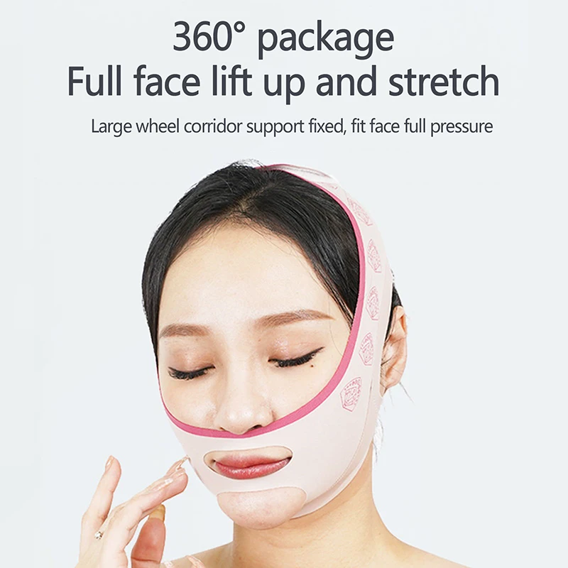 Bandage amincissant pour le ruisseau et les joues, forme en V, masque de levage de ligne en V, lifting du visage, bande anti-déformle, masque de couchage, beauté, santé