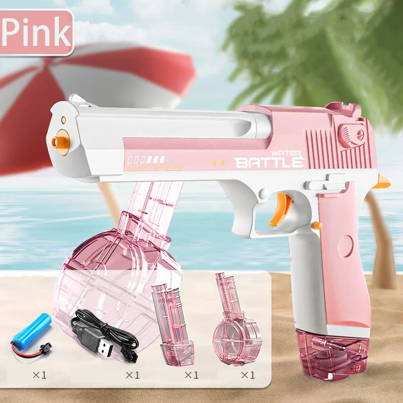 Nuova estate 1911 pistola ad acqua pistola elettrica Glock tiro giocattolo pieno automatico estate spiaggia giocattolo per bambini bambini ragazzi ragazze regalo