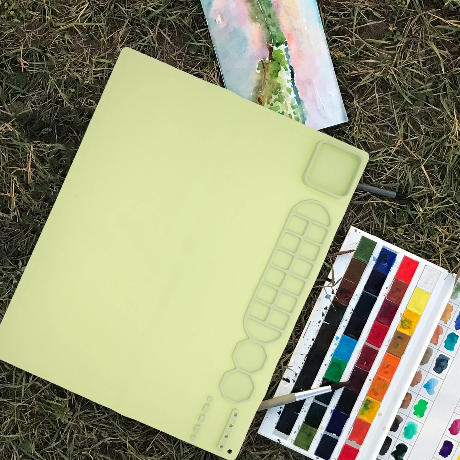 

Drawing Mat Kids Tip Paint Craft Non-stick Silicone Mats Diy Painting Epoxy Resin
