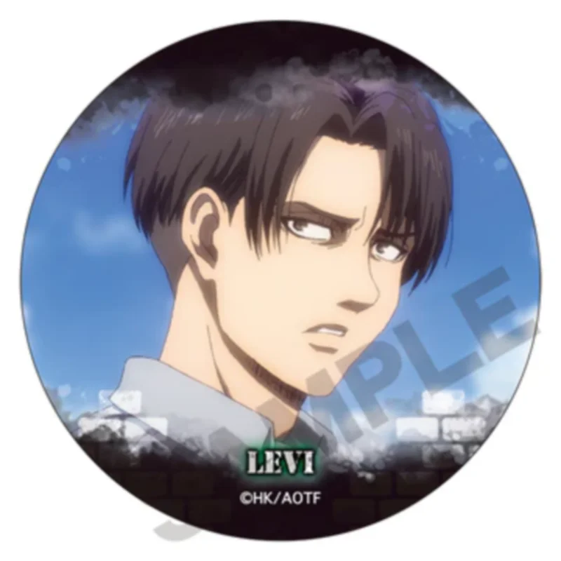 Japan Crux Goods Attack On Titan Tv Scene Badges Peripheral Lee Will