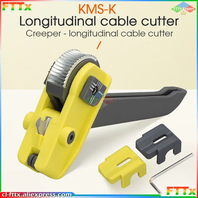 

Free shipping Optical Fiber Tool Longitudinal Stripper KMS-K Cable Jacket Slitter Cable Sheath Cutter