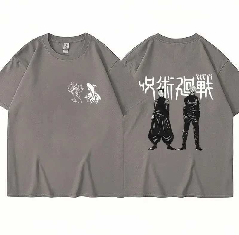 2024 Japanese Anime Jujutsu Kaisen T Shirt Satoru Gojo Geto Suguru Manga Graphic T-shirt Casual Harajuku Hip Hop Streetwear