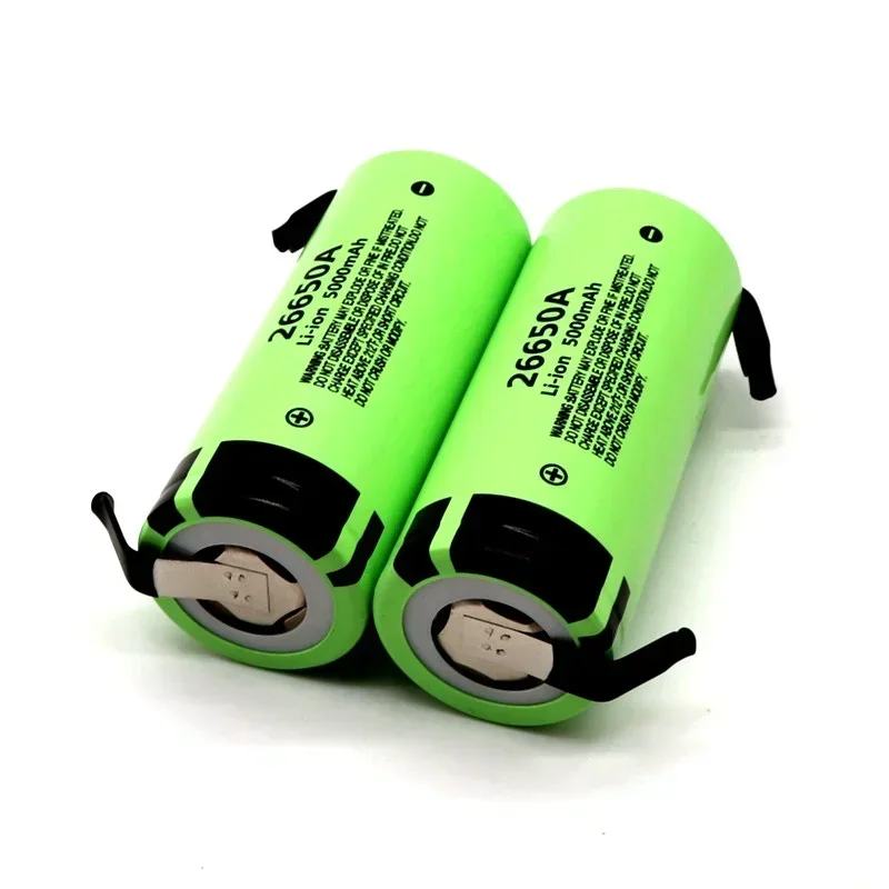 2-10PCS Original Panasonic 26650A 26650 5000mah 3.7V High Capacity Lithium Rechargeable Batteries For Flashlight Electric Car