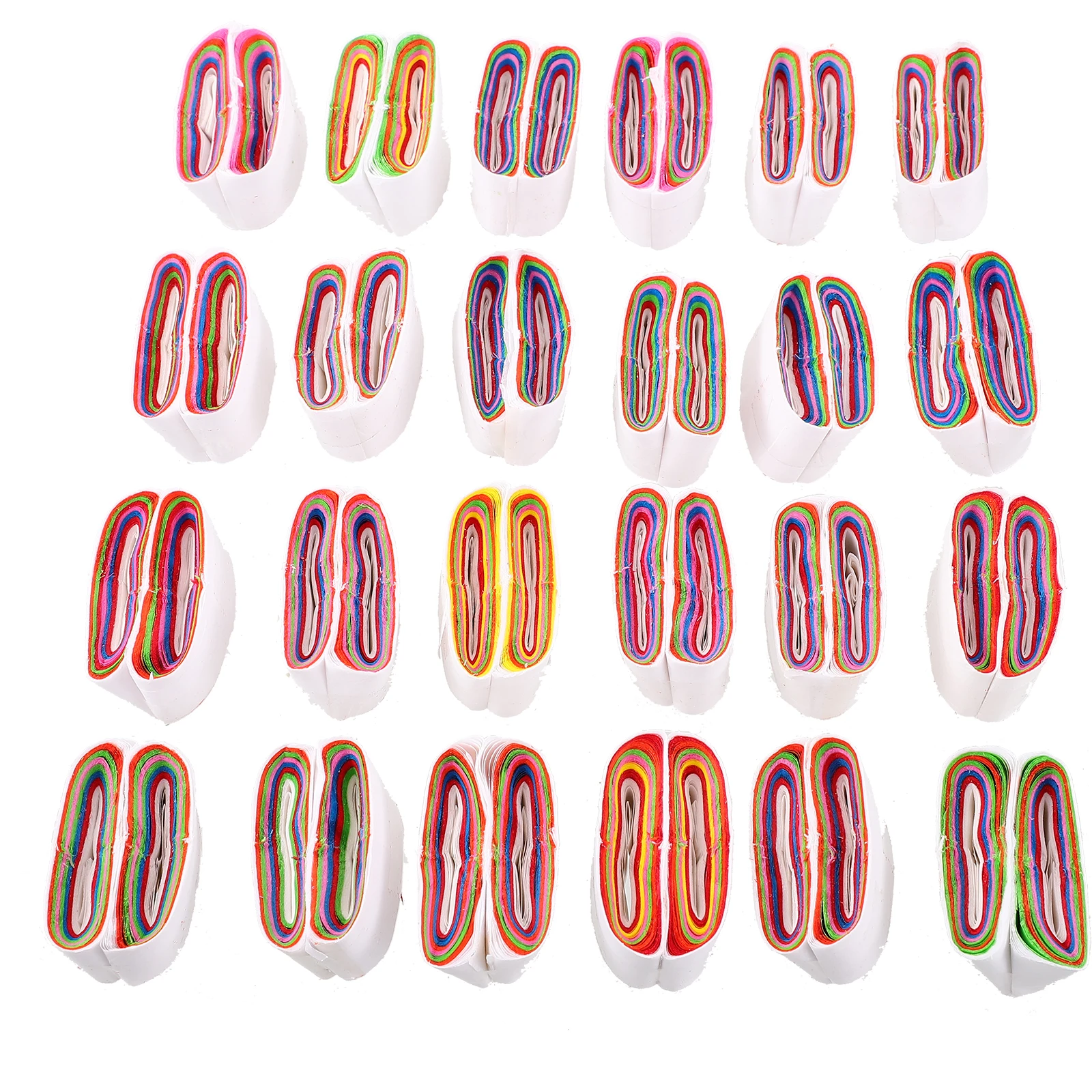 

24 Pcs Spit Ribbon Props Stage Magician Play Accessories Mouth Coil Coils Paper
