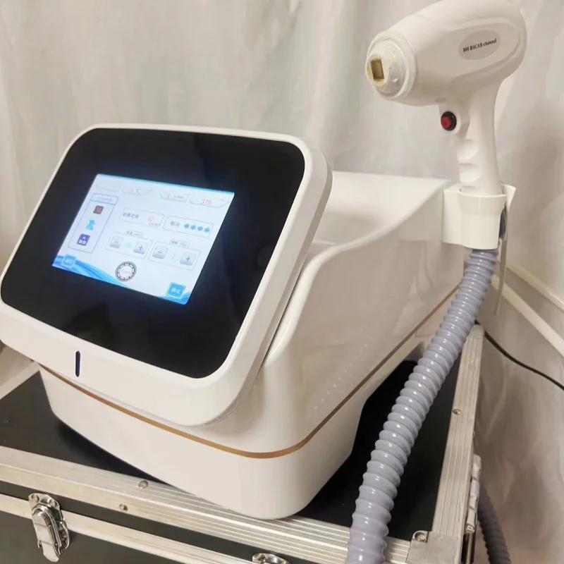 

2025 Newest Triple Wavelength 808nm Laser Diode Adjust Spots Hair Removal Machine Ice Titanium Diode Laser