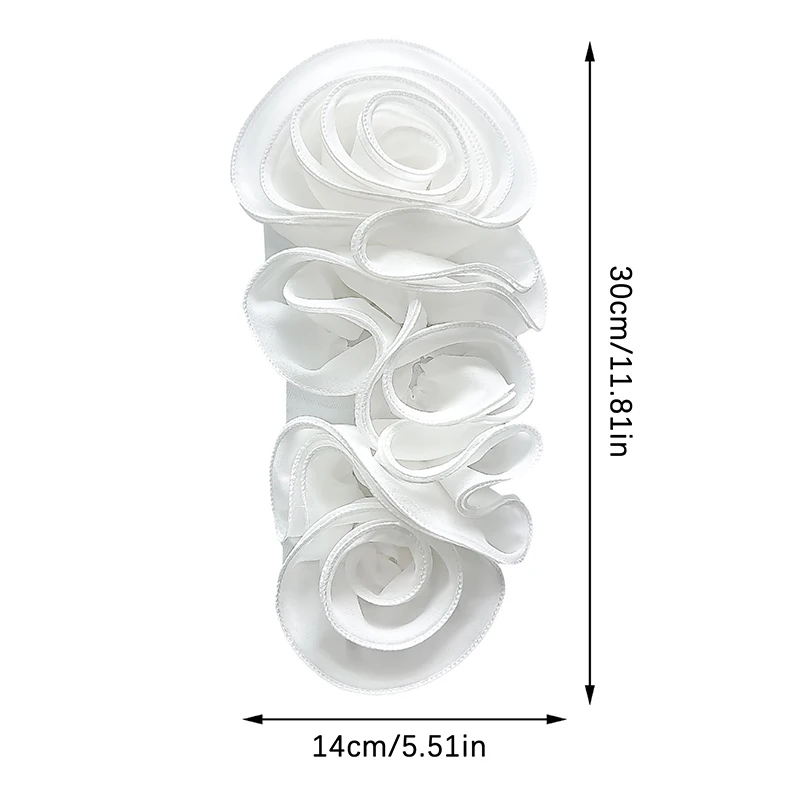 3D Floral Decoration Handmade Flower Patch DIY Chest Flower Sewing Applique For Wedding Dress Accessories Hand Sewing Tool