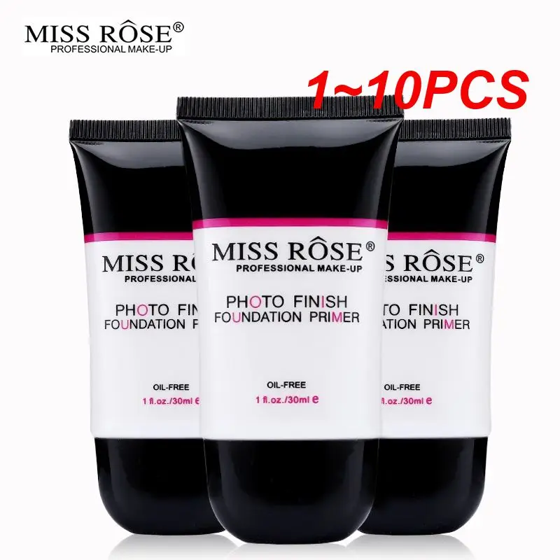 1~10PCS ROSE Base Primer Moisturizing Oil Control  Makeup Face Base Foundation Cream Concealer Pores Cover for All Skin Type