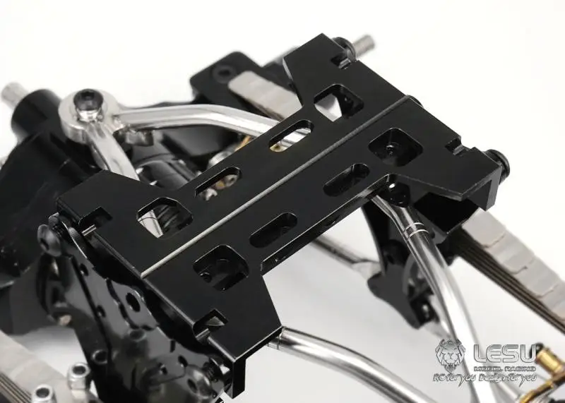 LESU 1/14 LKW-Hinterradaufhängung 9MM erhöht X-8015 FÜR Tamiya Draghead Mud Head, komplett aus Metall – Detail 8