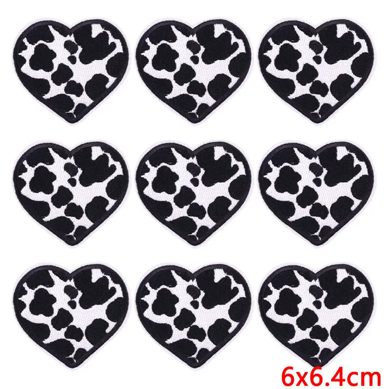 10Pcs/Lot Horseshoe Cowboy Boot Embroidered Patches On Clothes Westcowboy Patch Iron On Patches For Clothing Stickers Badges