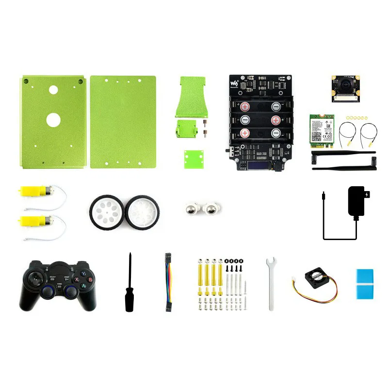 JetBot AI Kit per NVIDIA Jetson Nano con fotocamera WiFi iFacial Recognition Object Tracking Kit per auto Robot di intelligenza artificiale