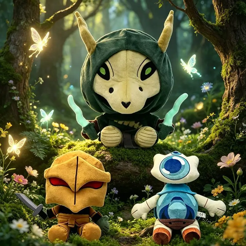 

Hot Game Slay the Spire Plush Cute Silent Ironclad Defect Big-Eyed Stuffed Doll Toys Soft Room Decor Gifts