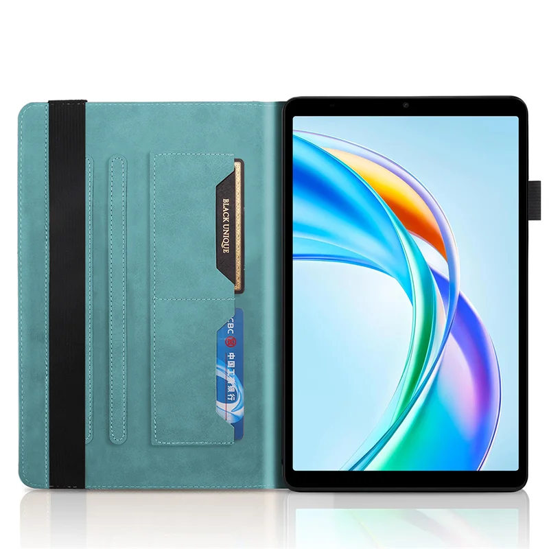 Tablet Case Voor Honor Pad X7 Cover 8.7 "Reliëf Boom Flip Wallet Stand Cover Voor Huawei Honor Pad X7 2025 Case 8.7 inch