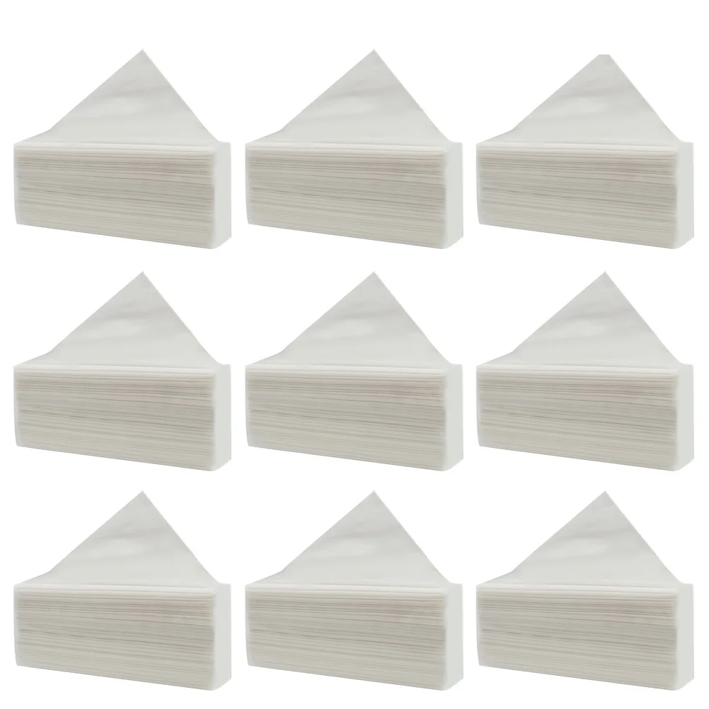 9 confezioni di carta velina in pasta di legno naturale tipo di estrazione morbida 80 fogli carta per estrazione tovaglioli per la casa ristorante dell'hotel