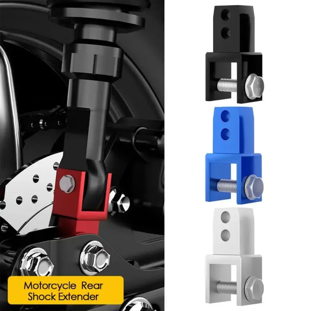 2pcs Motorcycle Front Rear Shock Extender Riser Height Extension Absorber With Screw for Enhanced Bike Performance