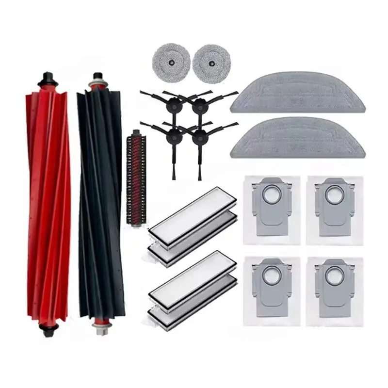 

B59B-основная щетка для кромок, тканевая швабра, мешок для пыли, сменный фильтр, комплект (18 шт.) для пылесоса Roborock S8 Max Ultra