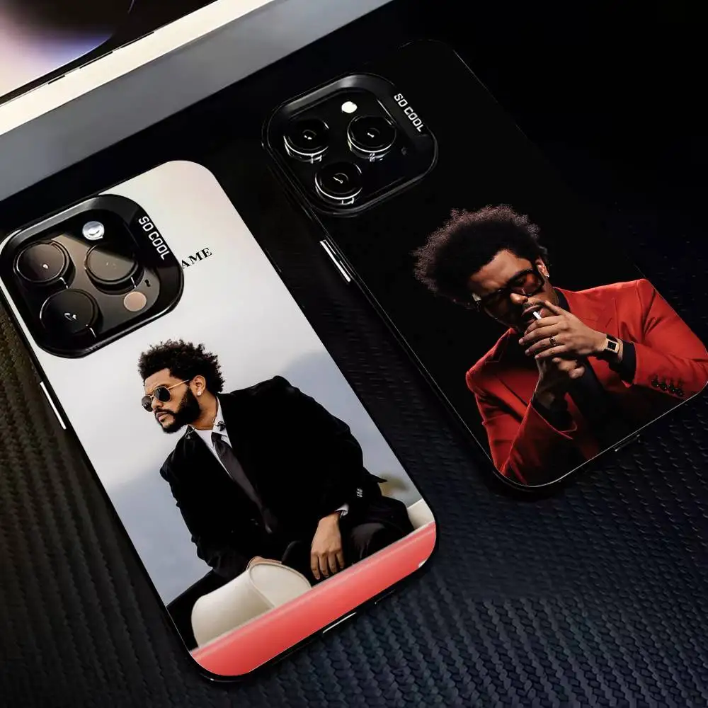 

Cool The W-Weeknd-es Phone Case For iPhone 17,16,15,14,13,12,11 Plus,Pro Max,XS,Colorful Silver Phone case Funda Cover