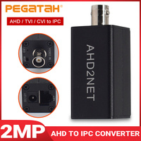 PEGATAH AHD/TVI/CVI Signal Source Analog to IP Camera Converter 2MP 1080P Full HD, ONVIF Protocol, RJ45 Output For NVR Systems