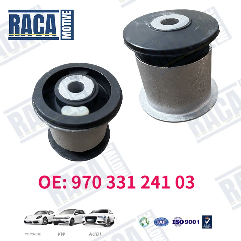 Buje de goma para brazo de control de suspensión inferior trasero, para Porsche Panamera 970, 3,0 T, 3.6L, 4.8L, 97033124103, 970, 331, 241, 03