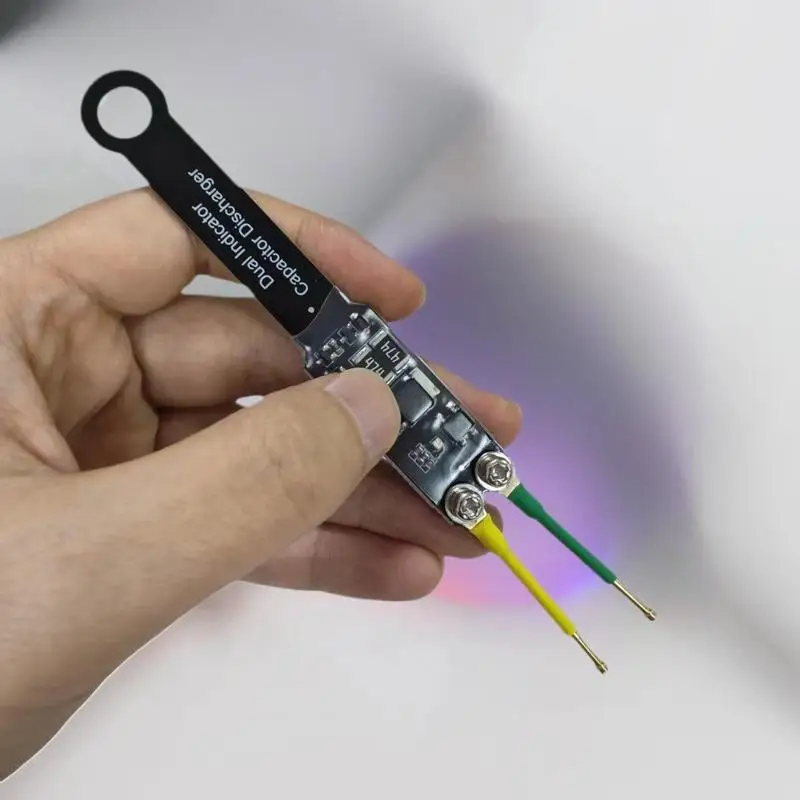 1000UF-5000UF Capacitor Swift Discharge Pen with LED Indicator, Single Piece Electronic Tools