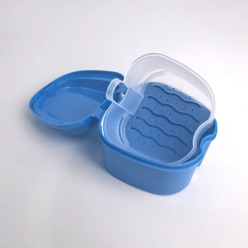 20Pcs False Teeth Dental Denture Bath Box Tooth Protector Retainer Case Cleaning Teeth Container Oral Hygiene Supplies Organizer