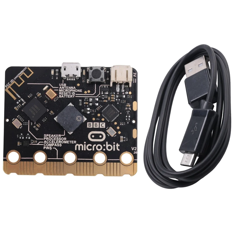 

BBC Micro-Bit V2.2 BLE5.0 Development Board Graphical- Programmable Python- Nordic- Nrf52833 Processor For Kids