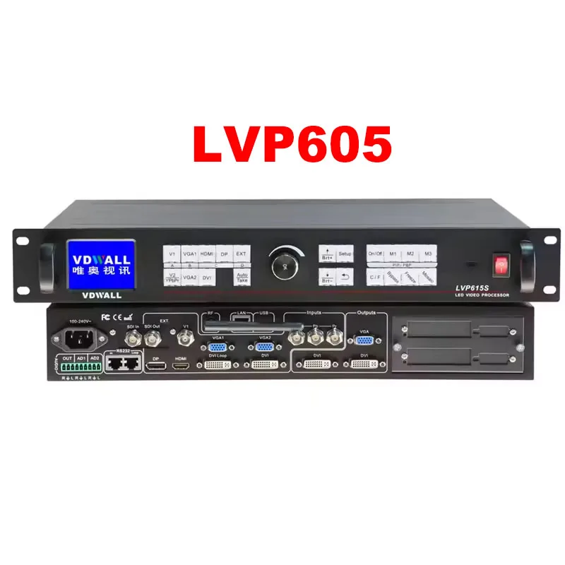 Video Processor  Lvp605 Rental Use +1pcs Free Linsn 802d Sending Card Dot Matrix Led Module Outdoot Panel Led