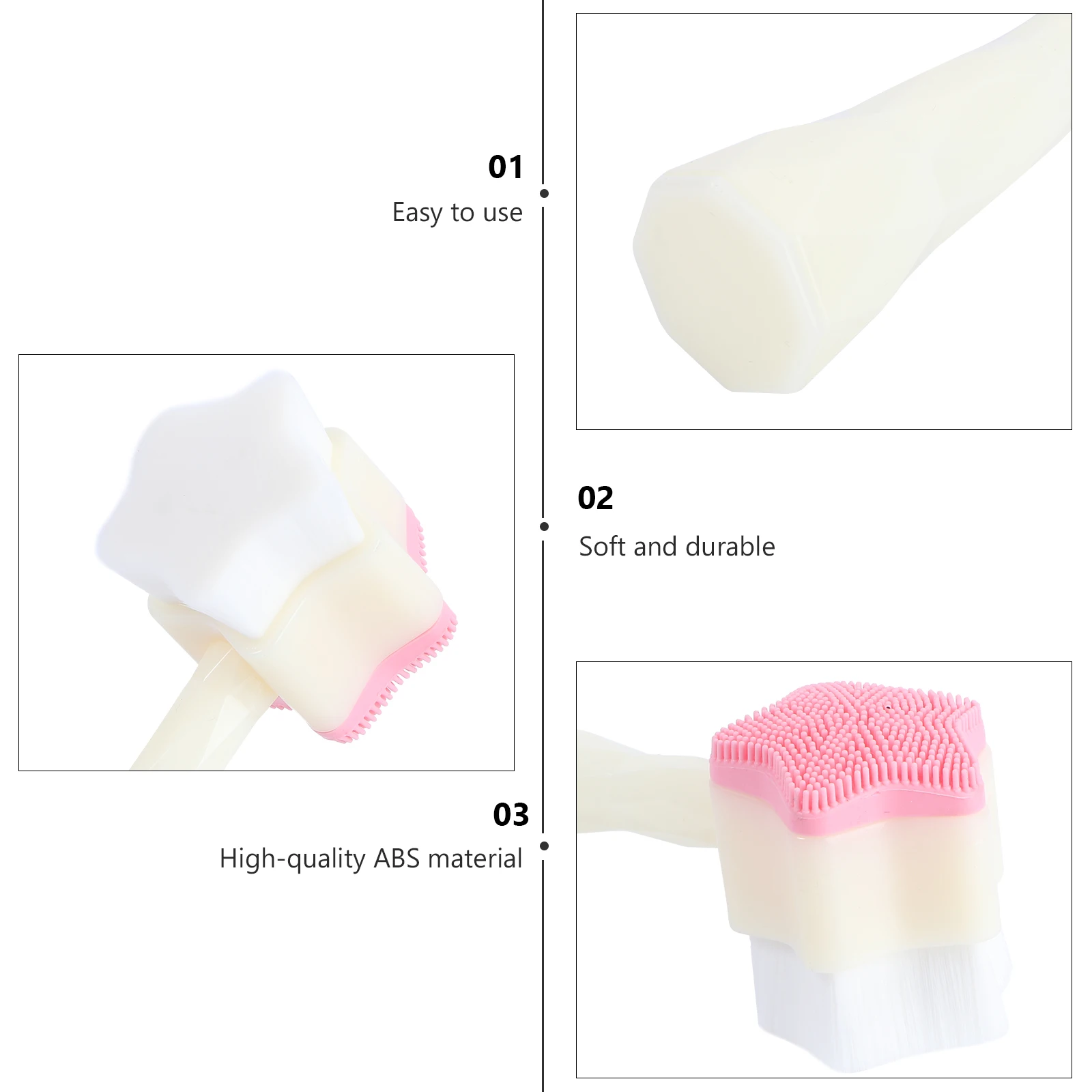 

Silicone Facial Cleansing Brush Portable Skin Care Tool Elasticity Scrubber Travel Body Fruit Cleaner Face Massage Tool