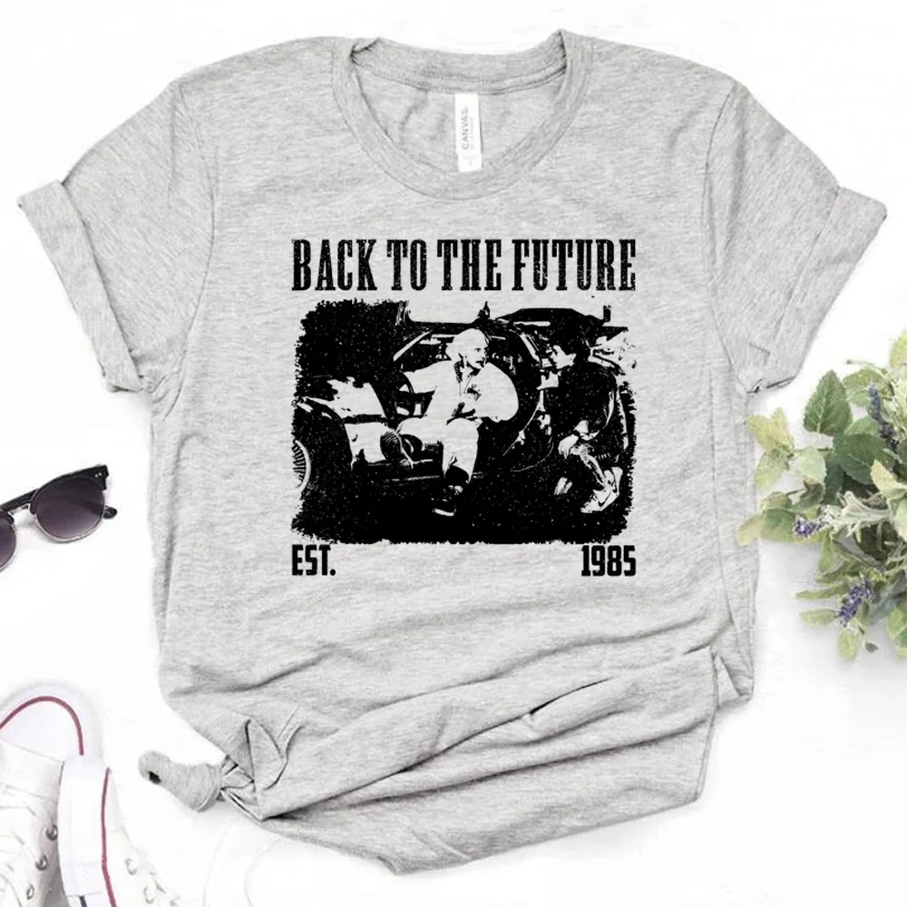 

Back to the Future t shirt women anime Tee girl designer clothing