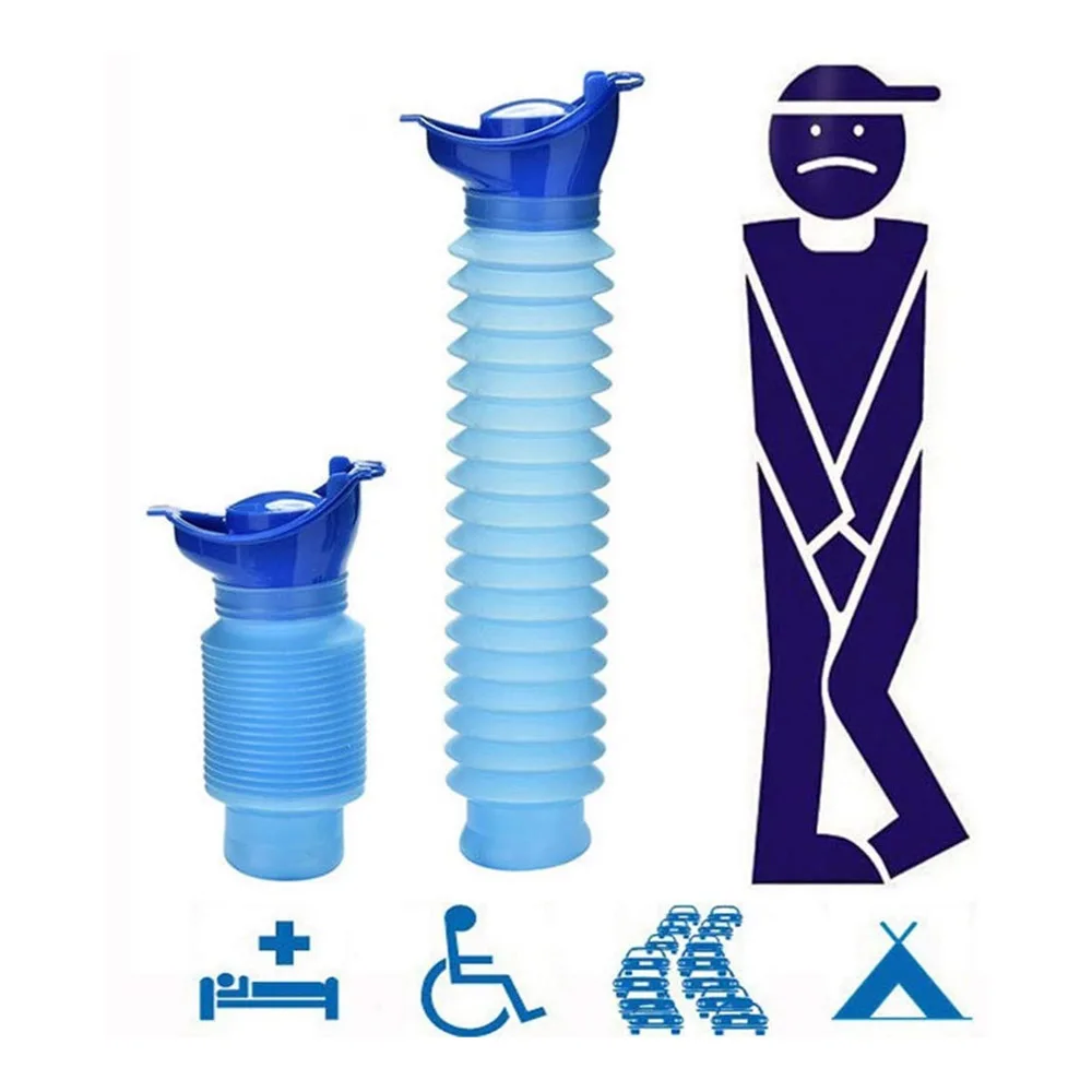 750 ml Erwachsene Urinal Tragbare Schrumpfbare Persönliche Mobile Toilette Töpfchen Frauen Kind Pee Flasche Für Outdoor Auto Reise Verkehr Camping – Detail 7