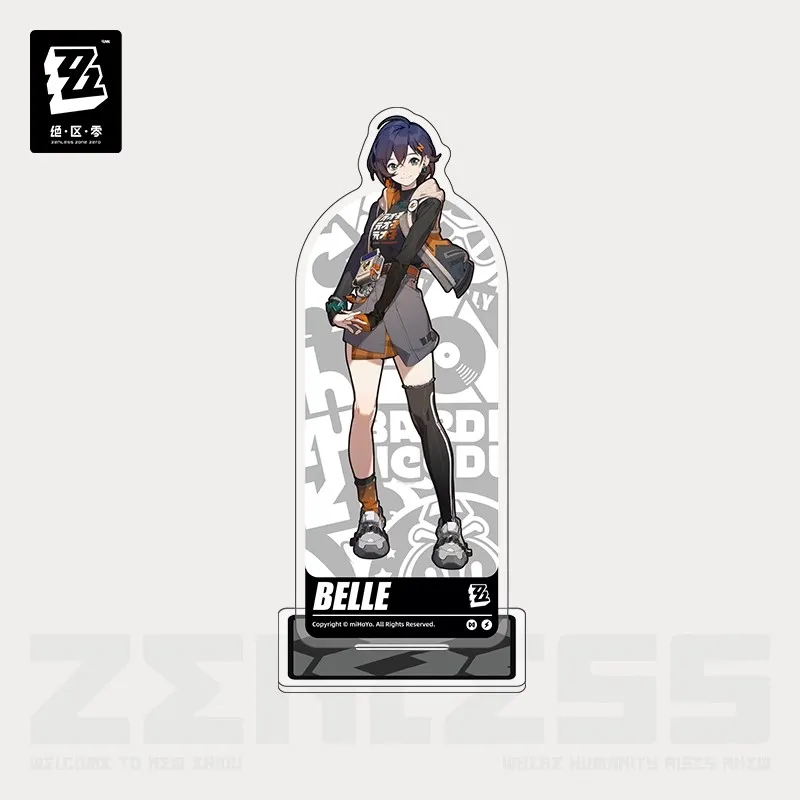 [Genuine] Game Zenless Zone Zero Derivatives Cosplay Proxy Stand-up Series Wise Belle Character Acrylic Stand-up Anime Gift