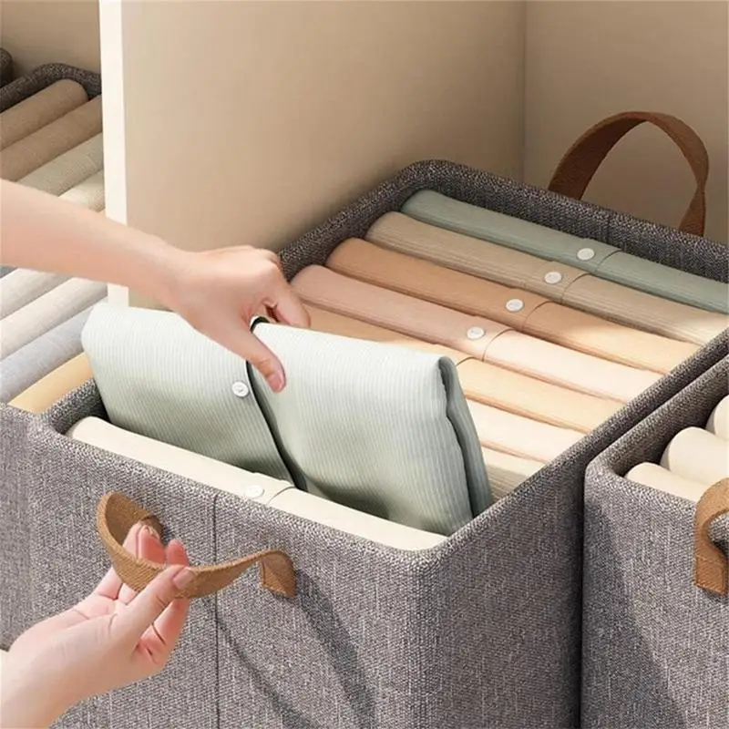 Clothes Storage Organizer Pants Jeans Storage Box Cabinets Clothes Organizer For Underwear Bra Ties T-Shirt Socks Organizer Box