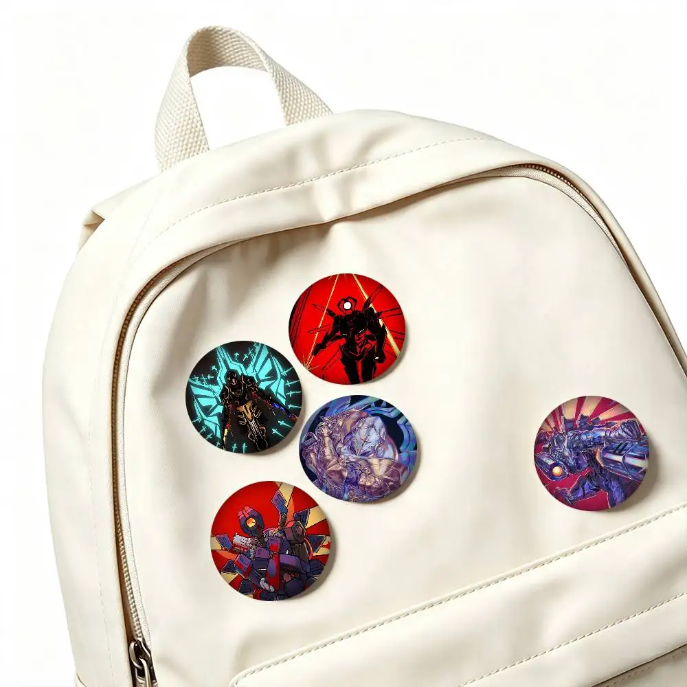 G-Game Gabriel V1 2 ULTRAKILL  25 32 44 58 75mm Badges Personalized Round Brooches Pins Accessory Gift
