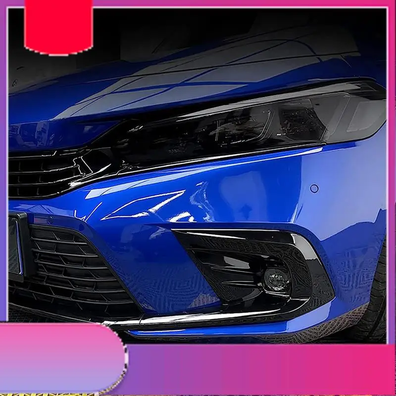 

Car Front Fog Light Lamp Cover Trim Bumper Protector Decoration For Honda Civic 11Th Gen 2022 2023 Component-Y79A