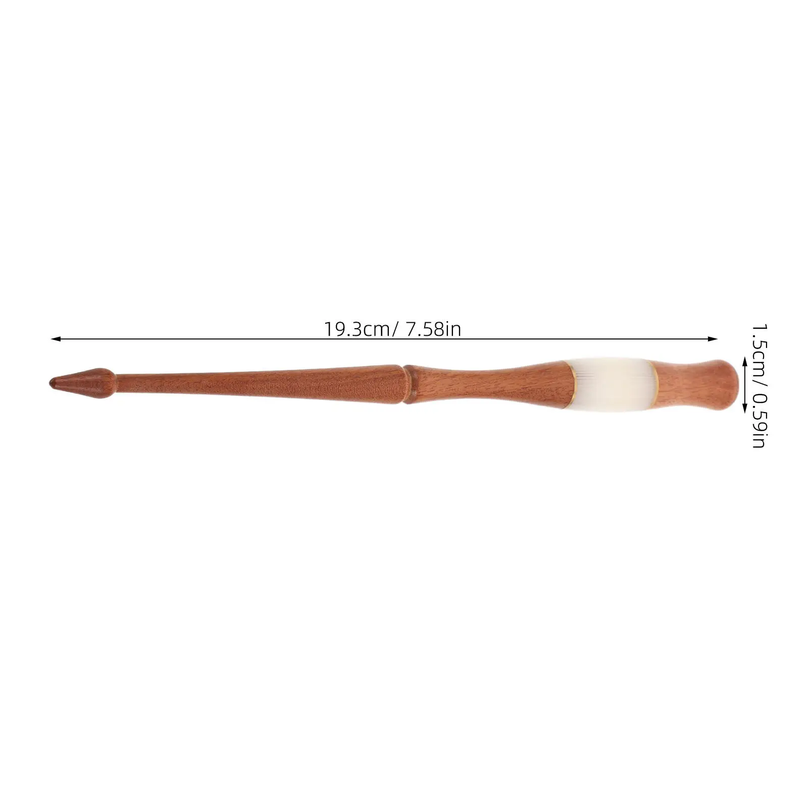 Retro Wood Calligraphy Holder Light Brown Dip Pen Handle Vintage Nib Holder for Writing Drawing Manga Comic Calligraphy Practice