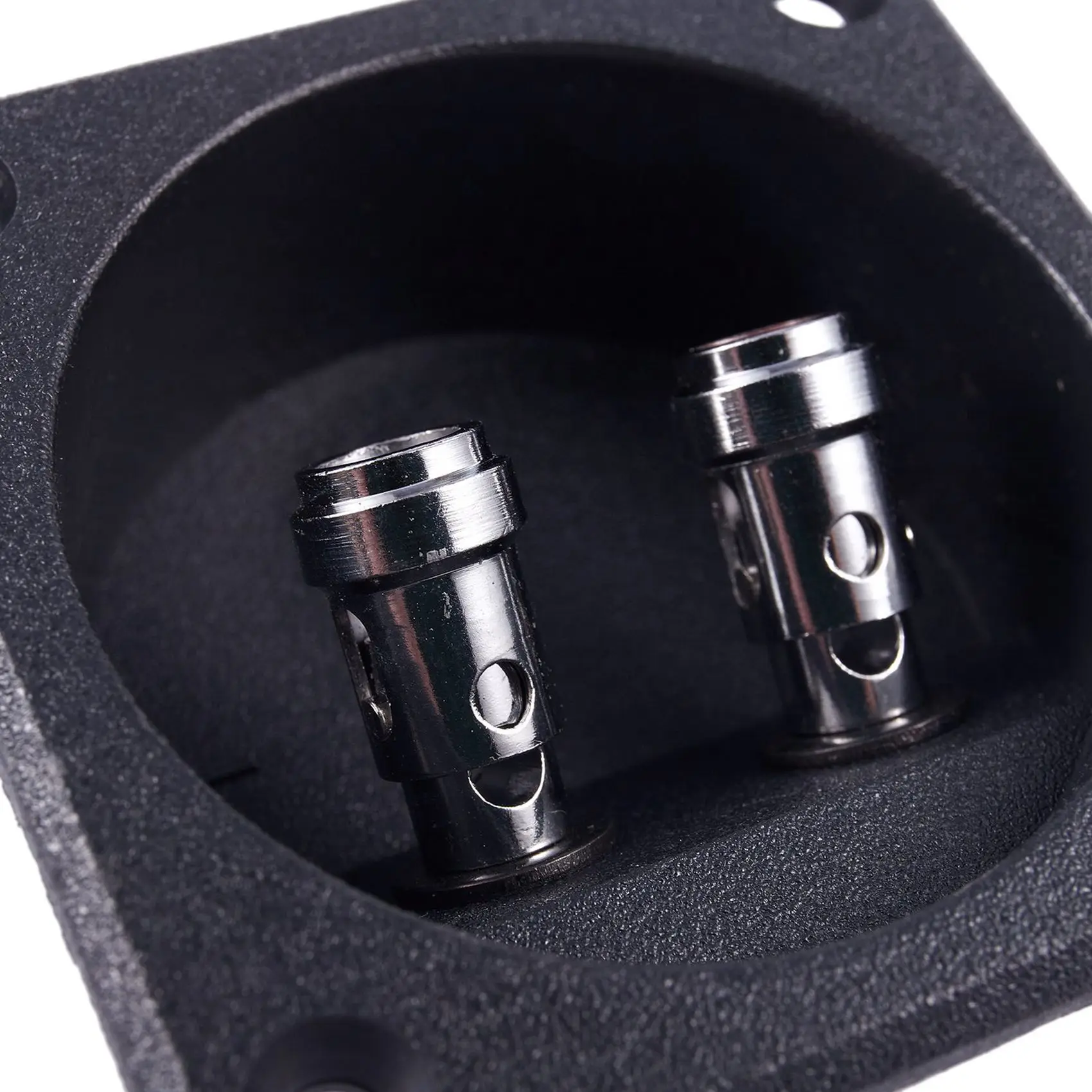 FULL-4X مربع الشكل مزدوج ملزم آخر نوع صندوق مكبر الصوت كوب طرفي أسود