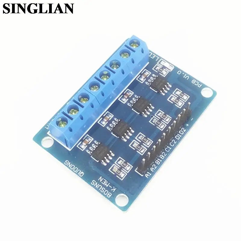 L9110S Four Way Drive DC Motor Drive Board 2.5-12V Motor Drive Module For Intelligent Car 4-Channel Drive Module