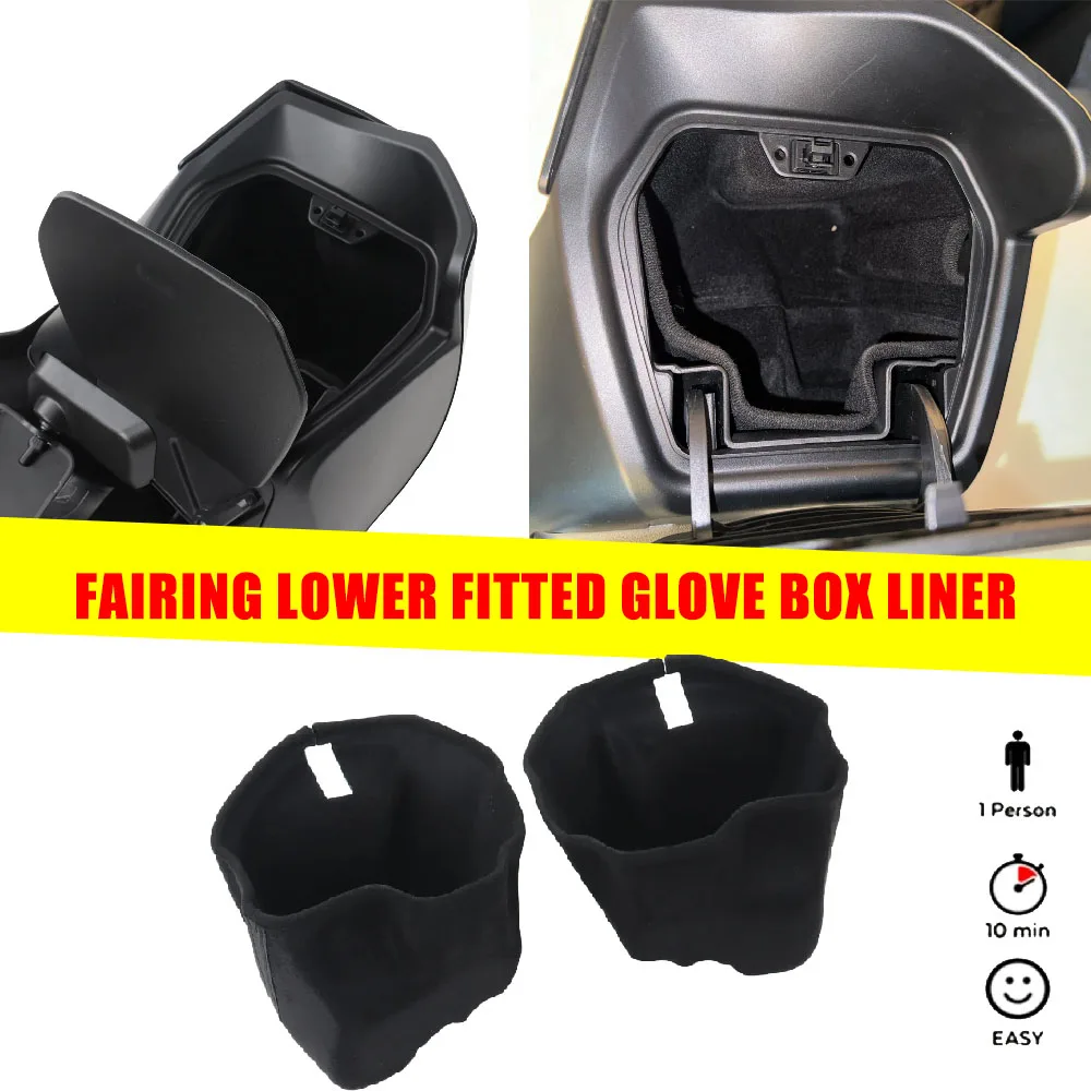 

FitFor Harley Touring CVO Street Road Glide Limited FLTRXL FLHX,FLTRX2023-up Motorcycle Fairing Lower Fitted Glove Box Liner Kit