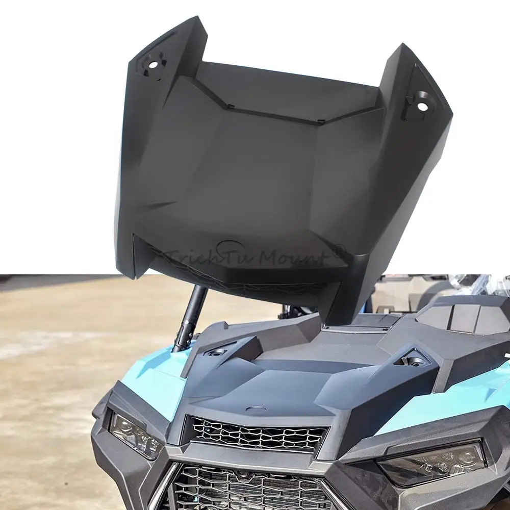 Utv/Atv Fairing Front Center Fairing Compatible With Polaris Rzr Xp/Xp Turbo 2018-2023 High Quality Abs Plastic Unpainted Black
