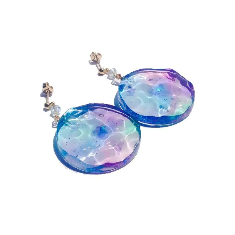 

4 шт., набор форм из смолы с морской волной и сушеными цветами, силиконовые формы для литья, водная рябь, эпоксидная смола, набор для изготовления ювелирных изделий для изготовления подвесок