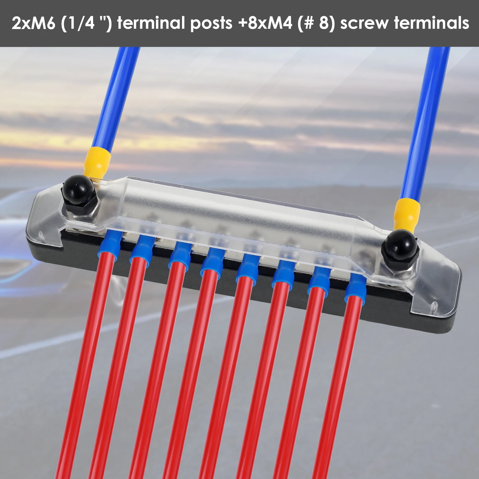 الفولاذ المقاوم للصدأ حافلة بار البحرية المبسطة الأسلاك توزيع الطاقة كتلة توفير المساحة بطارية Buss بار الأمن العالي للقارب