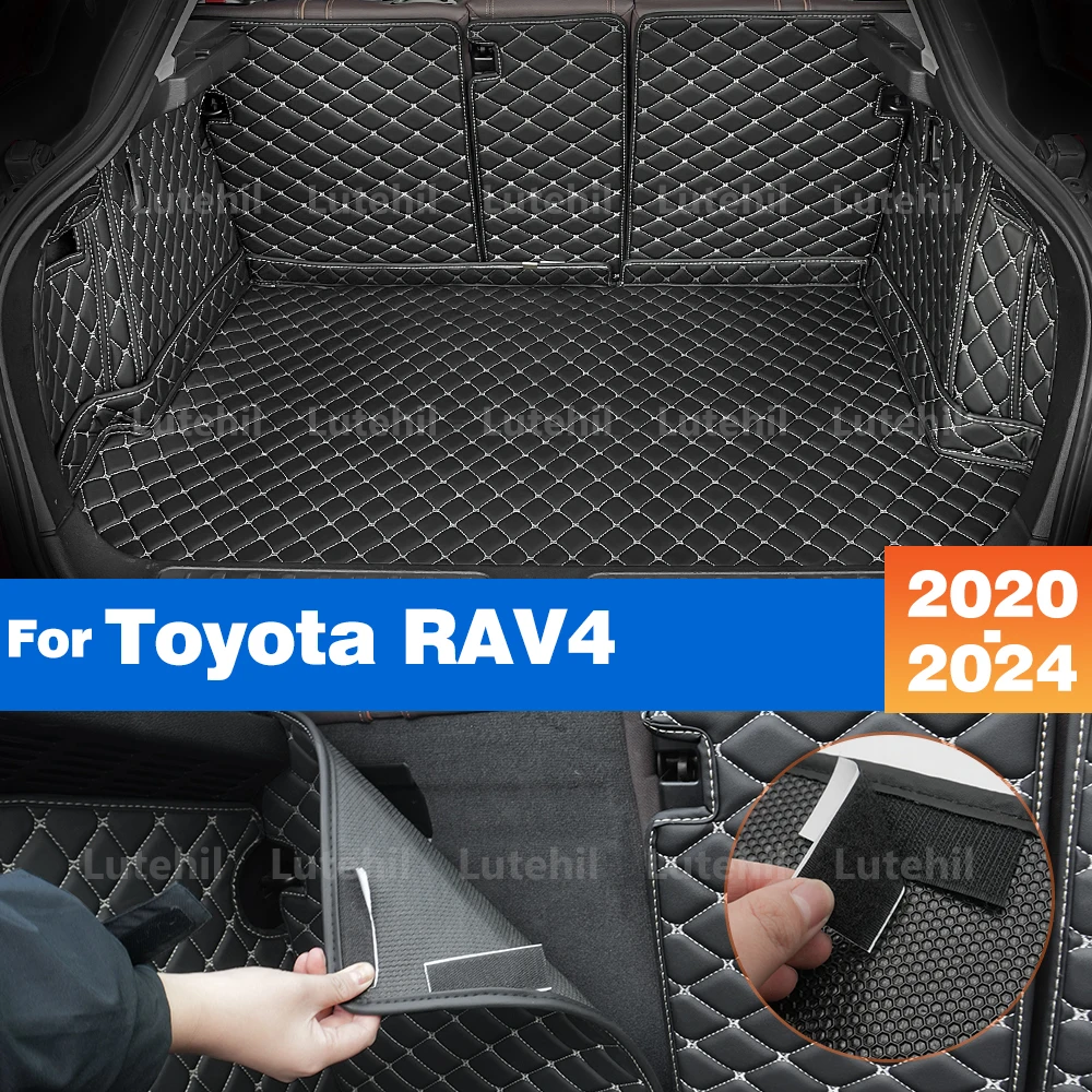 

For Toyota RAV4 2020-2024 23 22 21 Auto Full Coverage Trunk Mat Car Protective Pad Cargo Liner Interior Accessories